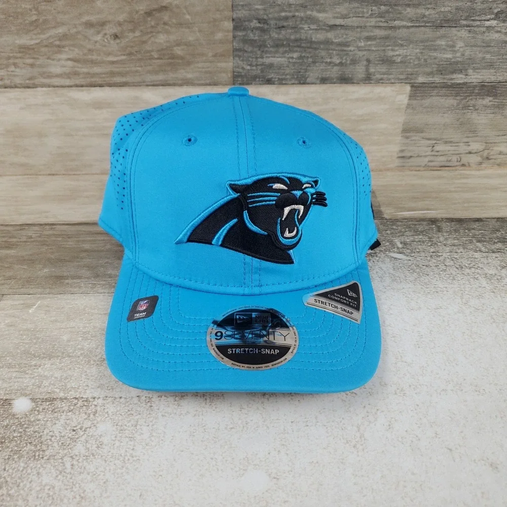 North Carolina Panthers Snapback Hat New Era Perf 970 Adjustable NFL Cap